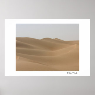 Poster Deserto no Dubai