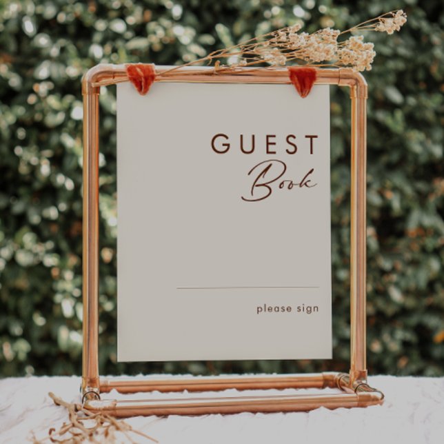 Poster Deserto Simples | Símbolo de Livro Branco Natural (Criador carregado)