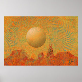 Poster Deserto Sun
