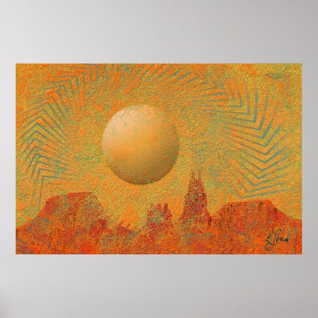Poster Deserto Sun (Frente)