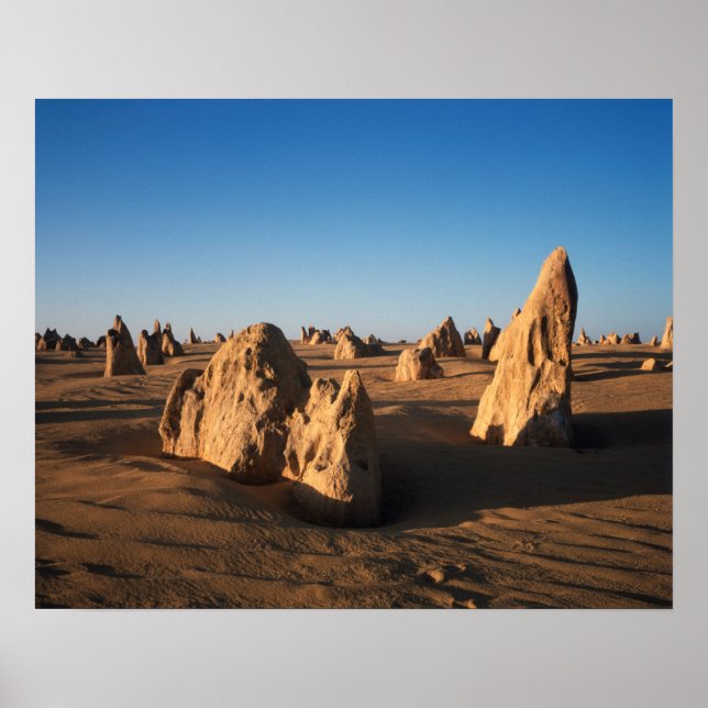 Pôster deserto The Pinnacles Parque Nacional Nambung (Frente)