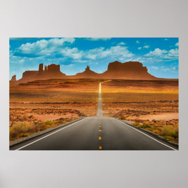 Poster Desertos | Monument Valley, Utah (Frente)