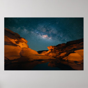 Poster Desertos   Sam Pan Bok Night Time Tailândia