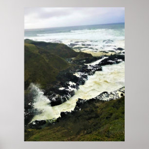 Poster Desfiladeiro de Cook, Cape Perpetua, Costa de Oreg
