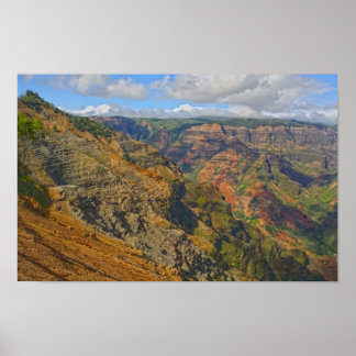 Poster Desfiladeiro de Waimea, Kauai, Havaí