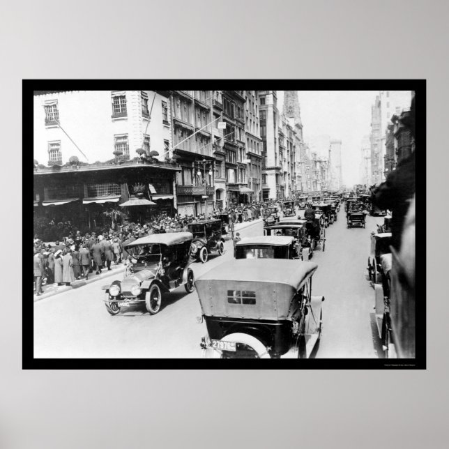 Pôster Desfile automático de páscoa no Nova Iorque 1920 (Frente)