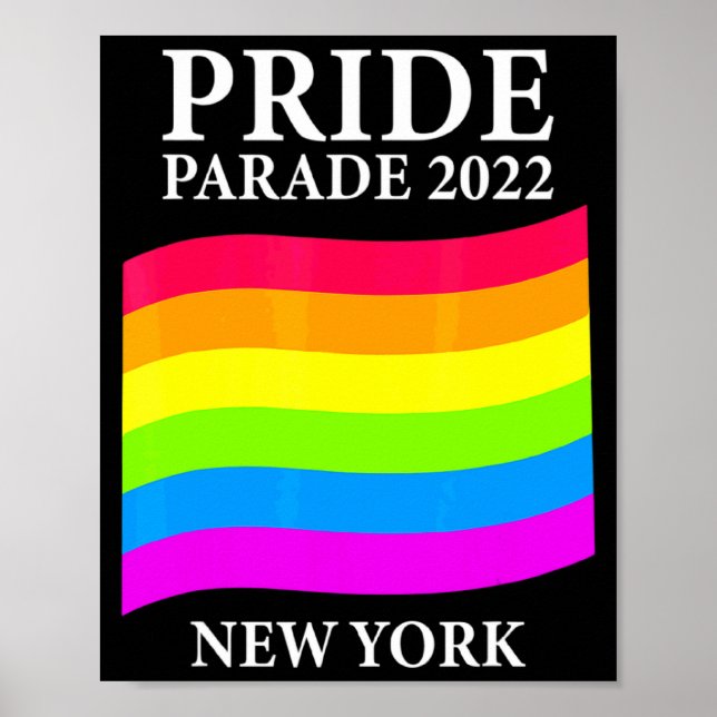 Poster Desfile do Orgulho 2022 Cidade de Nova York  (Frente)
