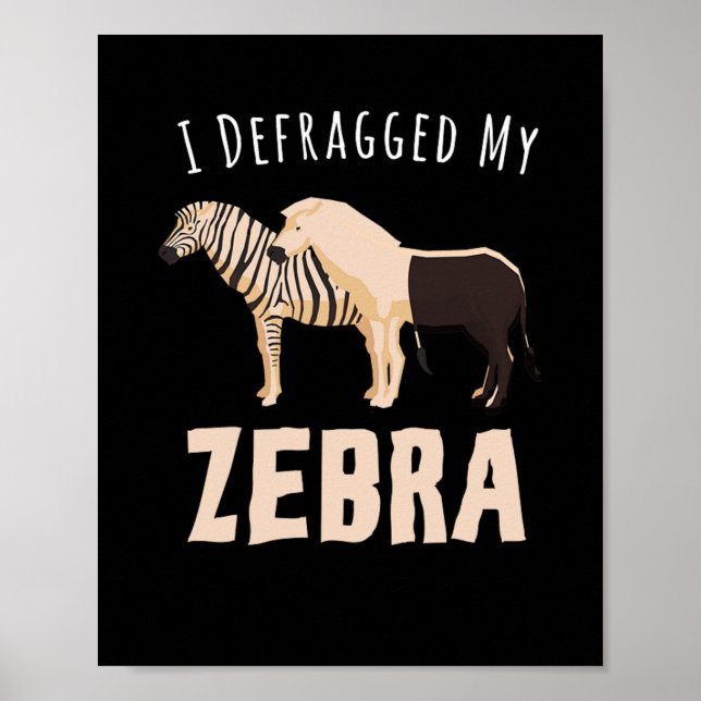 Poster Desfiz Minha Zebra (Frente)