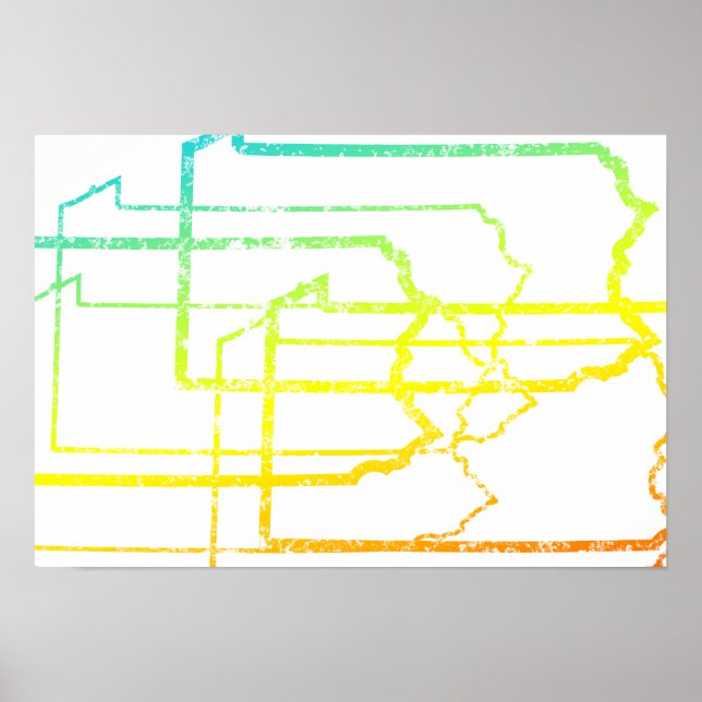 Pôster desfoque da pennania (Frente)