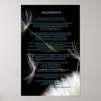 Poster Desiderata