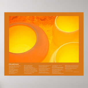 Poster Desiderata - Arrefecimento de Potes de argila com