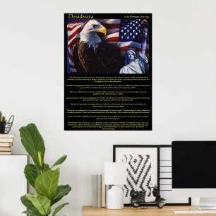 Pôster Desiderata Bald Eagle 3Posters