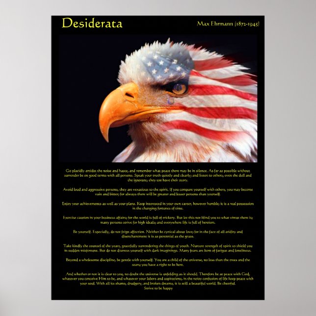 Poster Desiderata careca 1Poster (Frente)