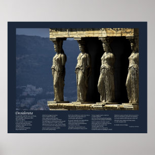 Pôster Desiderata - Cariatidas da Erechtheion