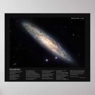 Poster Desiderata em Galáxia Espiral NGC 253