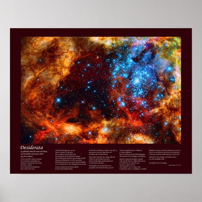 Poster Desiderata - Enfermeiro Estelar na Nebulosa de Tar (Frente)