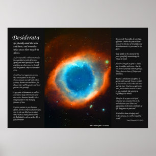 Poster Desiderata - Helix Nebula, O Olho