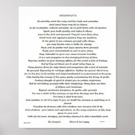 POSTER DESIDERATA MAX EHRMANN