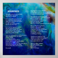 Desiderata na Nebulosa Orion