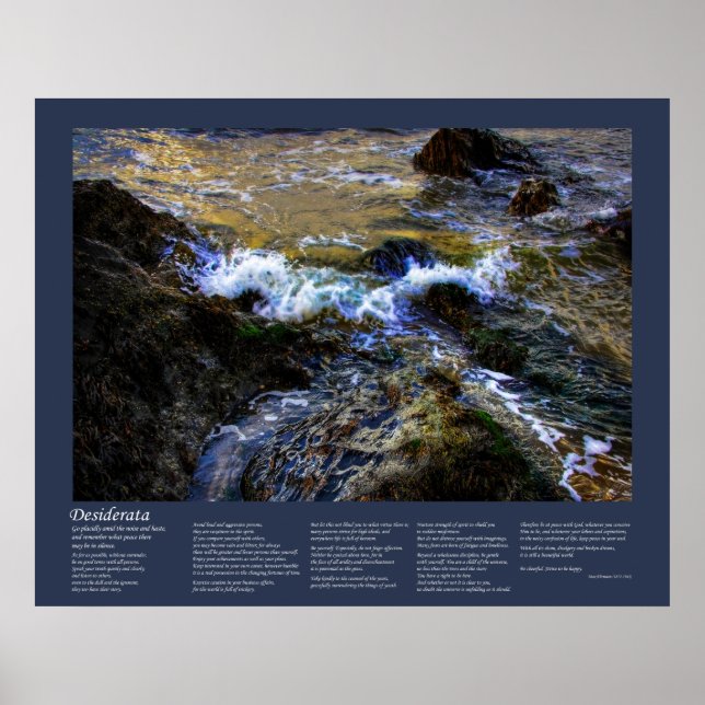 Poster Desiderata - O Lado Ancioso (Frente)