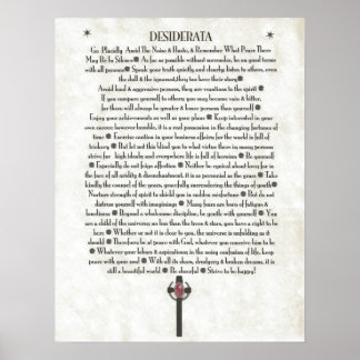 Pôster DESIDERATA Scepter Crucifix