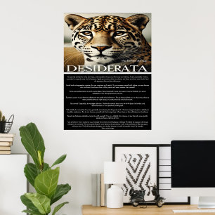 Poster Desiderata: Um Momento de Reflexão