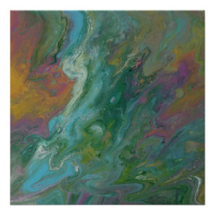 Pôster Design abstrato arte moderna Poster brilhante