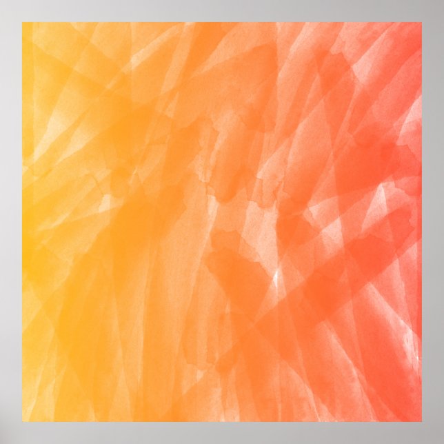 Poster Design abstrato de aquarela (Frente)