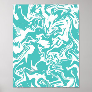 Poster Design Abstrato de Redemoinho de Água