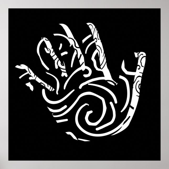 Poster design abstrato moderno (Frente)