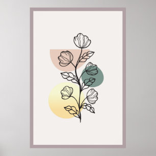 Poster Design abstrato moderno 