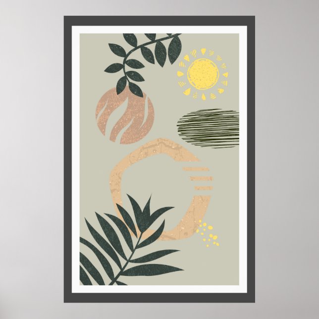 Poster Design abstrato moderno (Frente)