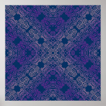 design arabesco roxo rico