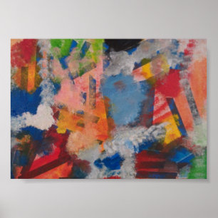 Poster Design Artista Autista Abstrato
