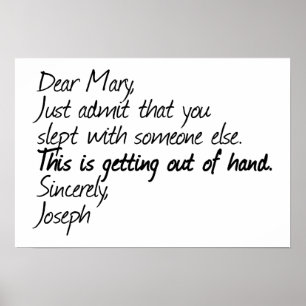 Poster Design ateu engraçado