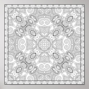 Pôster Design bonito Zendoodle 2