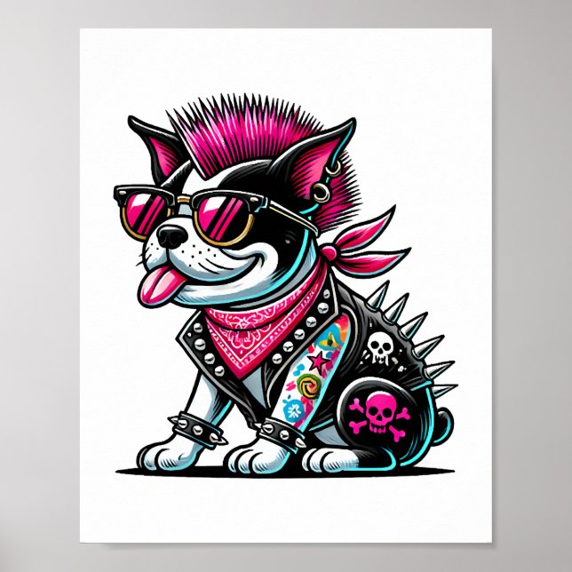 Poster Design Bostie Punk (Frente)