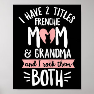 Poster Design Bulldog Para Sua Avó Francesa