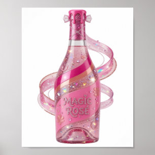 Poster Design Clássico em Prata MAGIC ROS