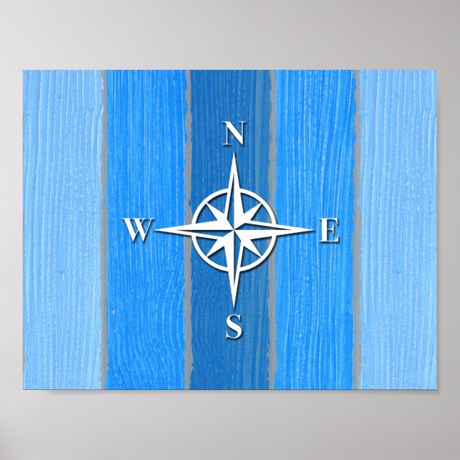 Pôster Design com tema náutico (Frente)