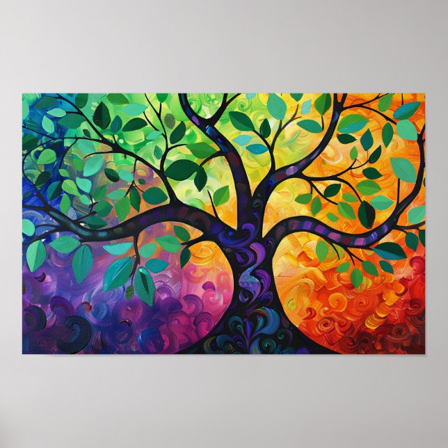 Poster Design da árvore da vida (Frente)