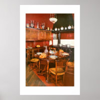 Design da cozinha do Vintage