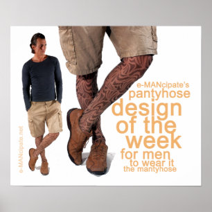 Pôster Design da meia-calça da semana I.