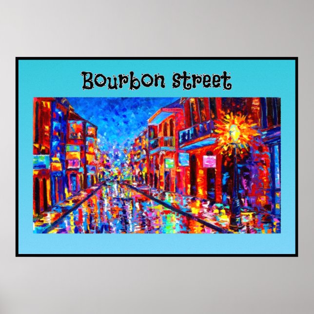 Poster Design da Rua Bourbon (Frente)