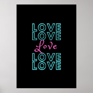 Poster Design de amor inspirador