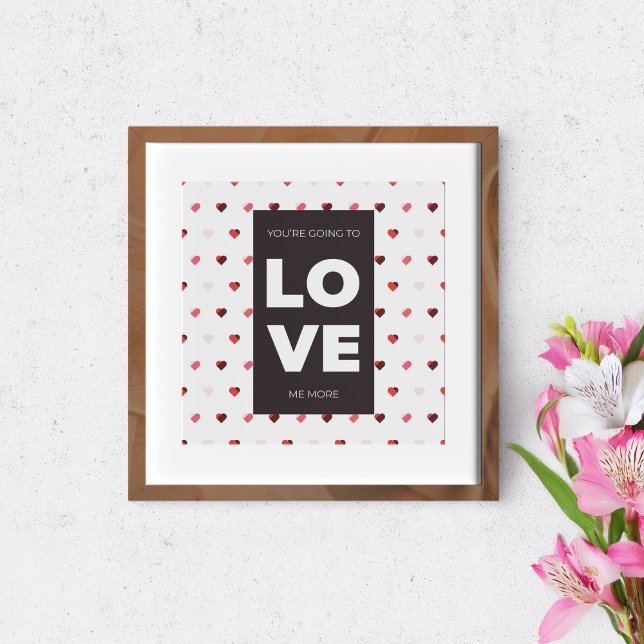 Pôster Design de amor simples e elegante (Criador carregado)