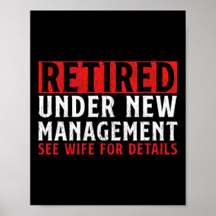 Poster Design De Aposentação Única Para Retirador De Pai 