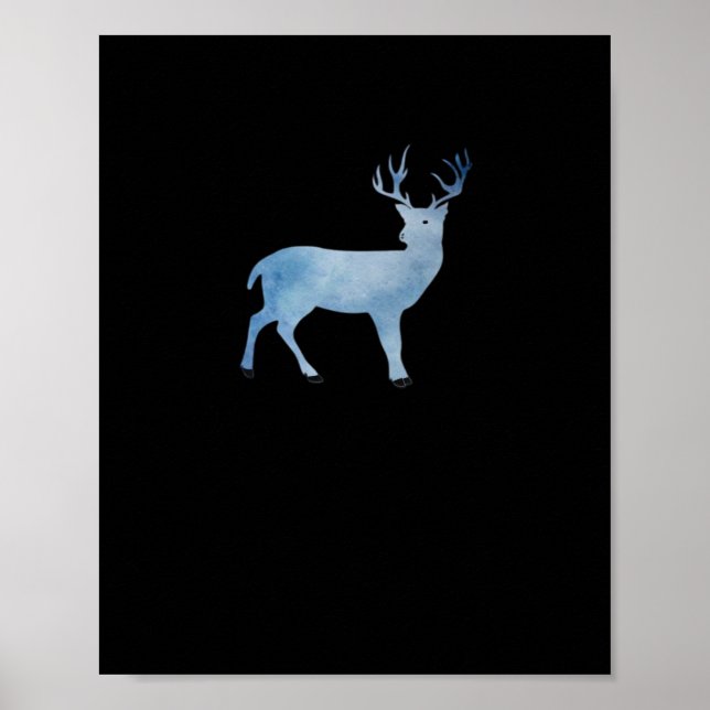 Poster Design de Arte Moderna de Veado  (Frente)
