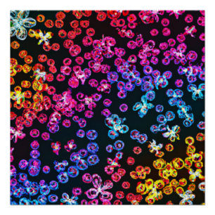 Pôster Design de Arte Neon Colorida, Comprar Agora