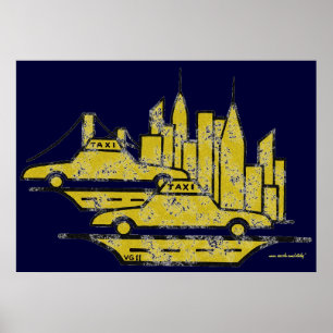 Poster design de arte Nova Iorque